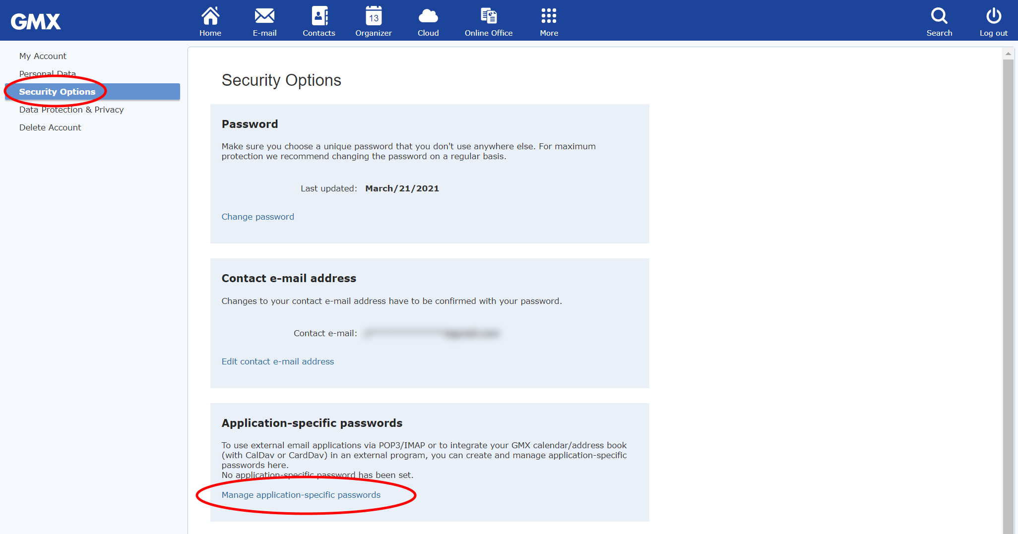 Add GMX calendar on Android
