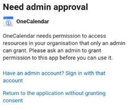 Office 365: Need admin approval