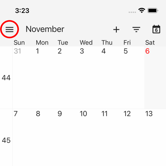 Add iCloud calendar on iPhone / iPad